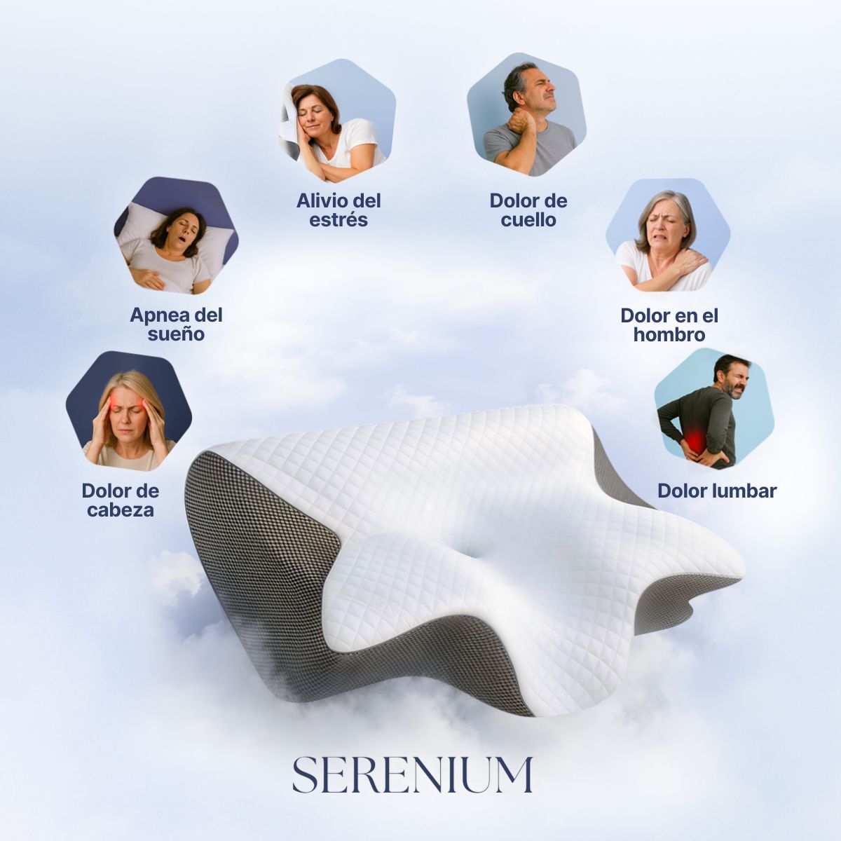 OrthoSleep™ – Almohada Cervical.