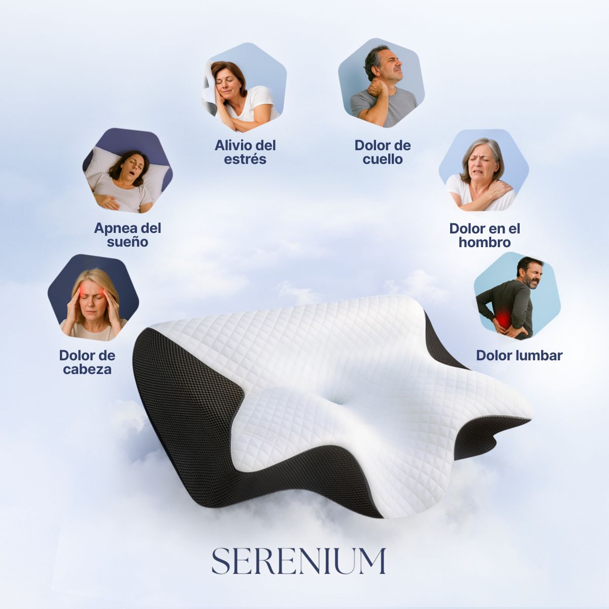 OrthoSleep™ – Almohada Cervical.