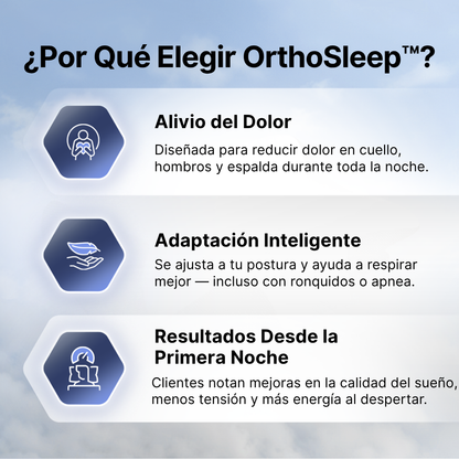 OrthoSleep™ – Almohada Cervical.