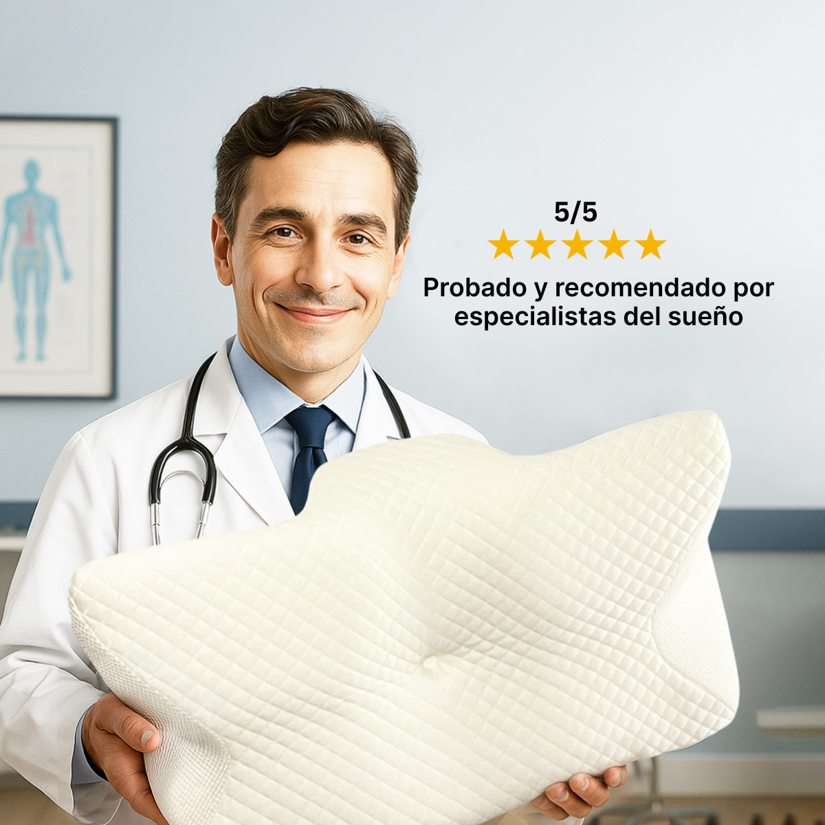 OrthoSleep™ – Almohada Cervical.